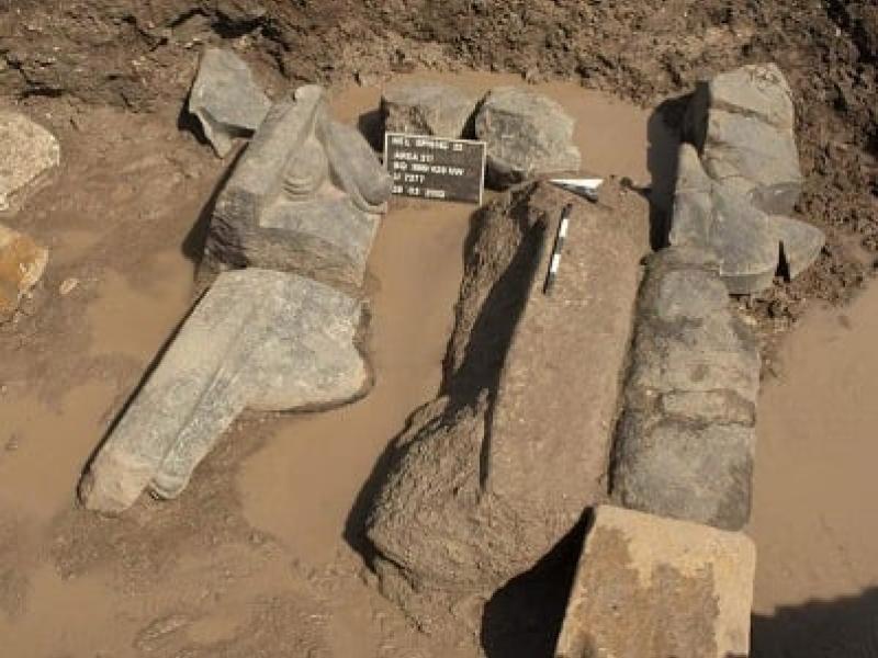 Հին եգիպտական ​​Հելիոպոլիսում փարավոն Խուֆուի ժամանակաշրջանի գրանիտե բլոկներ են հայտնաբերվել
